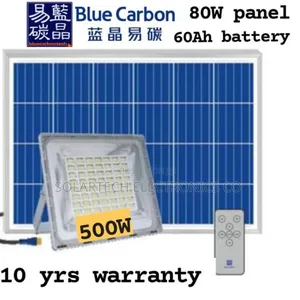 500W Blue Carbon Wawa Solar Flood Lights AB.