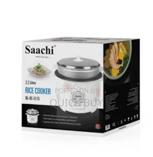 Smart Kitchen Heavy Duty Saachi Rice Cooker 2.2L