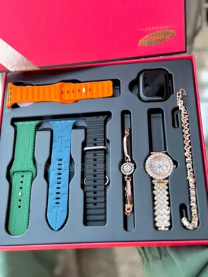 Smartwatch With 4 Straps Watch Combo for Female