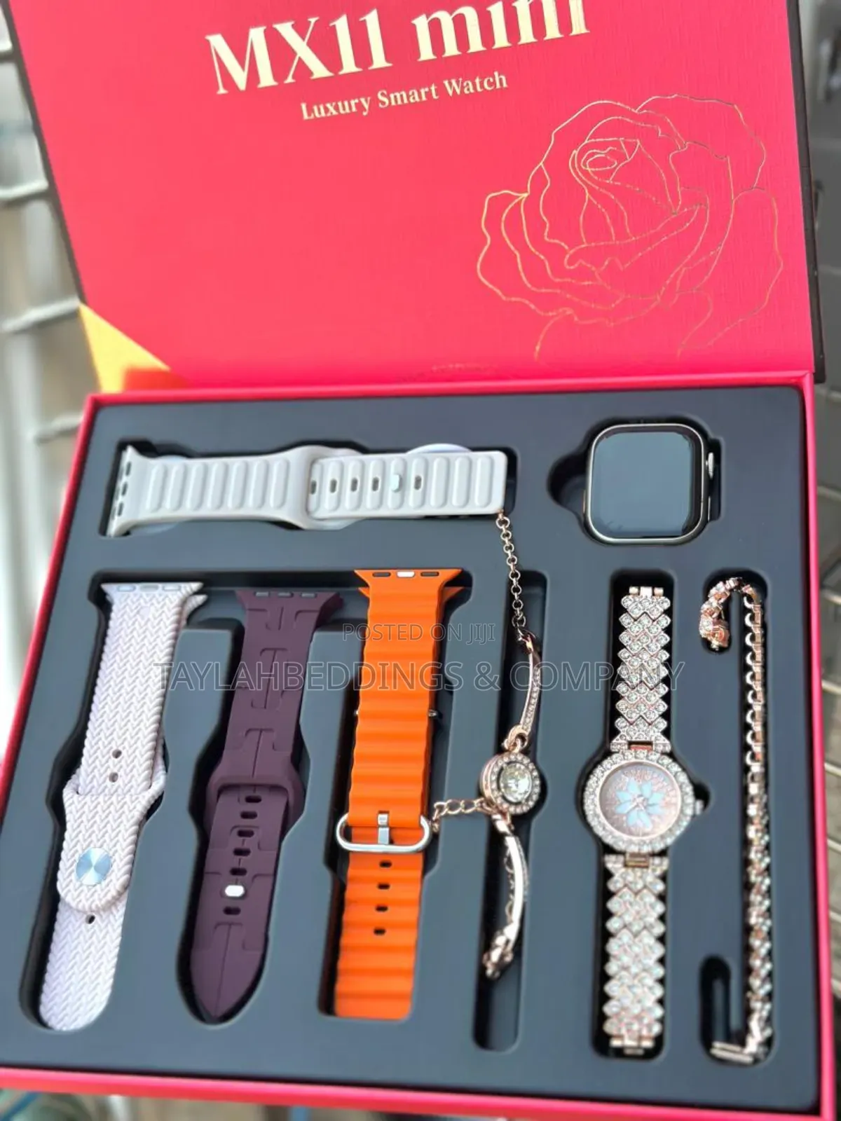Smartwatch With 4 Straps Watch Combo for Female