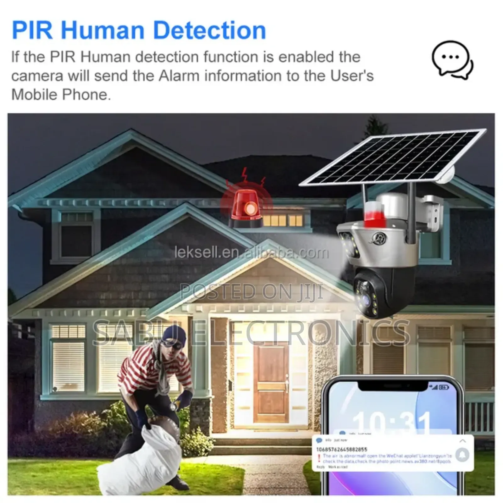 Solar Security Surveillance Camera- 4g Smart- Eseecloud