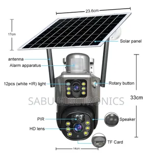 Solar Security Surveillance Camera- 4g Smart- Eseecloud