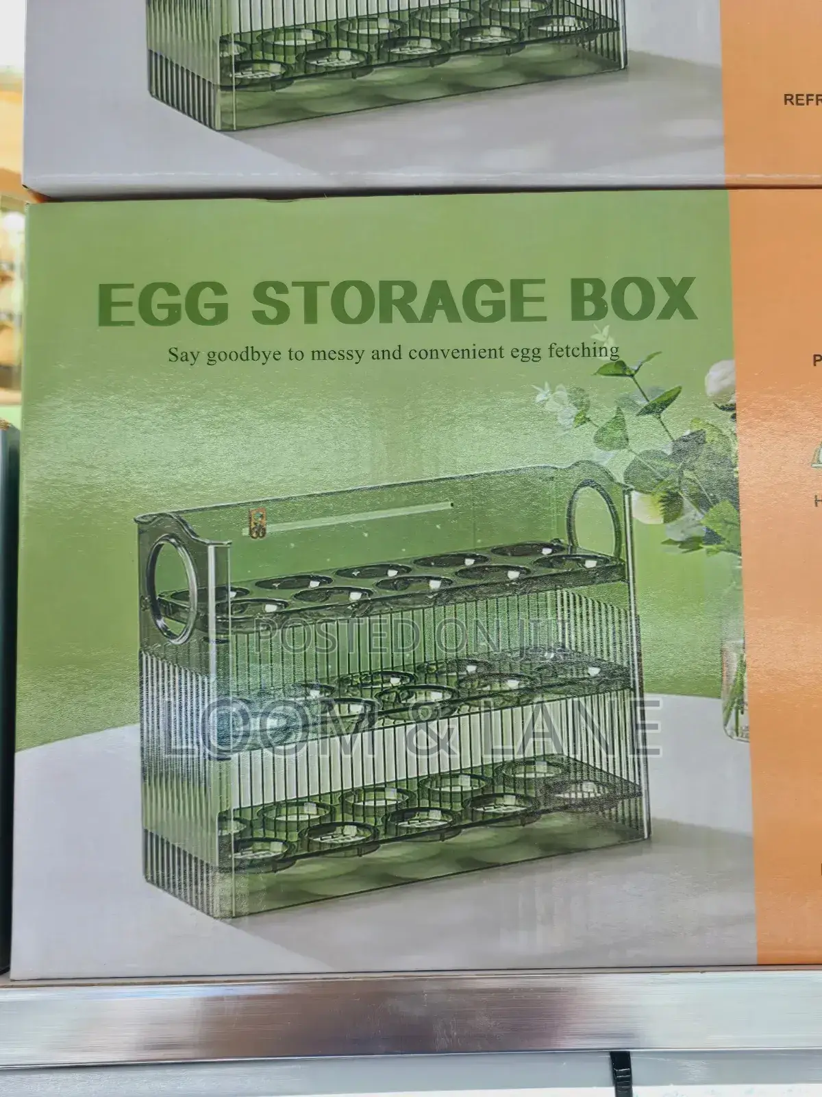 Plastic Stackable Egg Holder/Storage Box