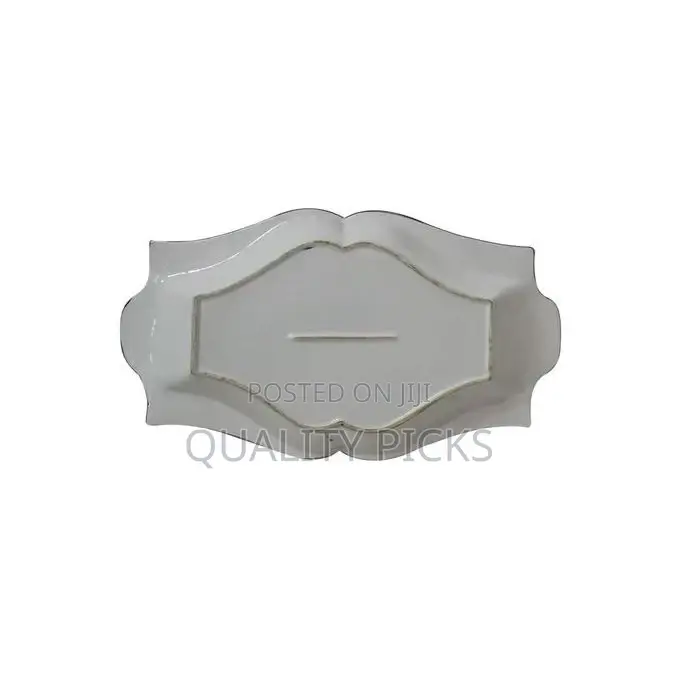 Design Serving Platter - Silver