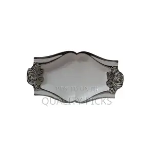 Design Serving Platter - Silver