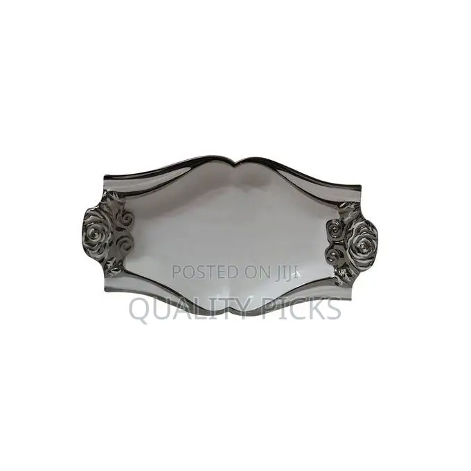 Design Serving Platter - Silver
