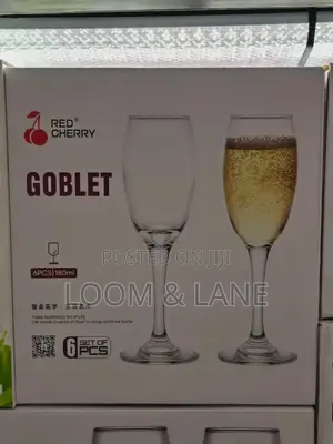 Luxury Goblet 180ml Wine Glass Set(6pcs)