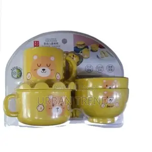 Other 7 Piece Children's Dinner Set Dish Cup Bowls.