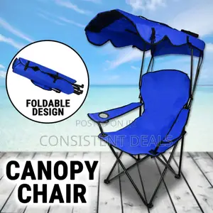 Foldable Camping Recliner Chair With Umbrella