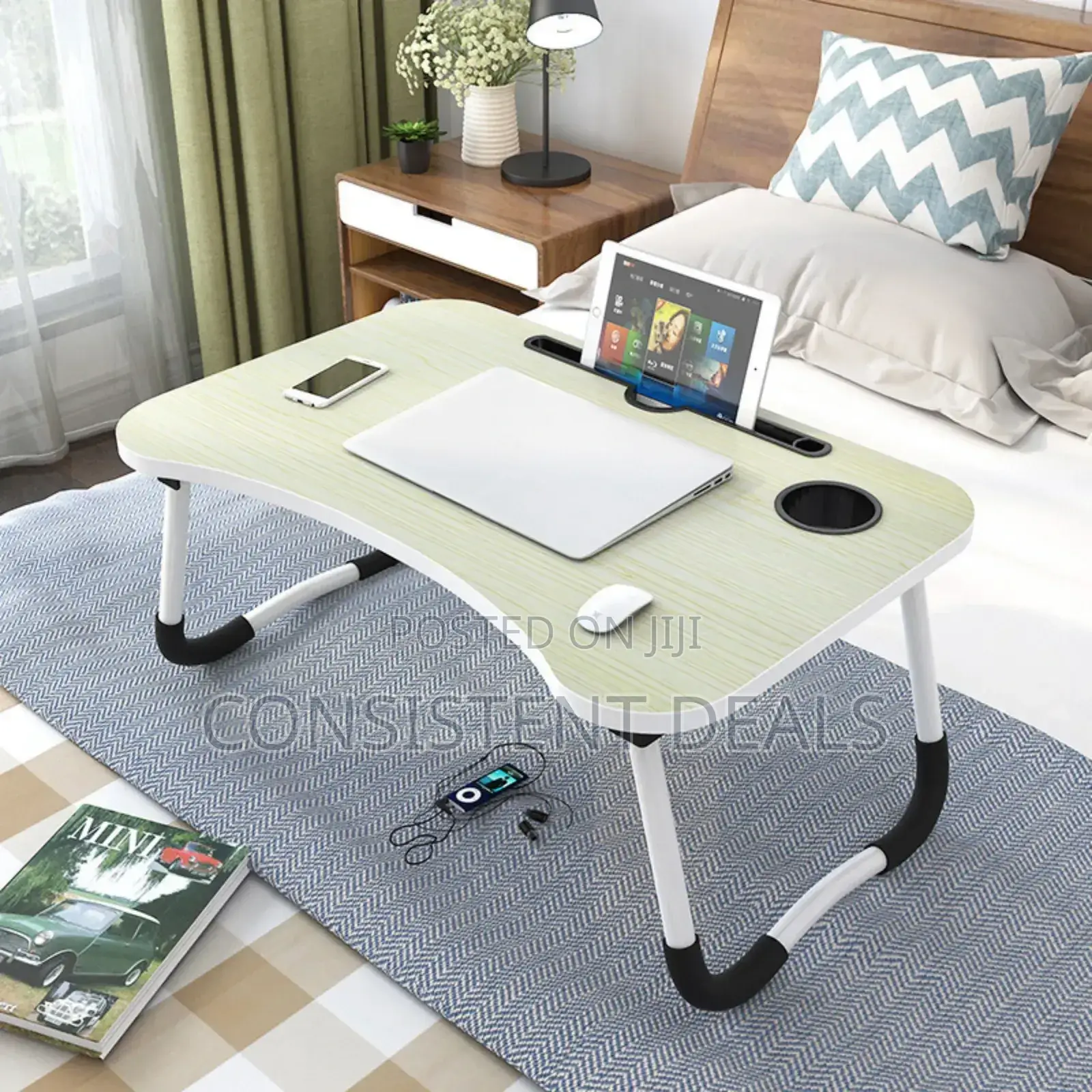 Portable Bedside Laptop Table