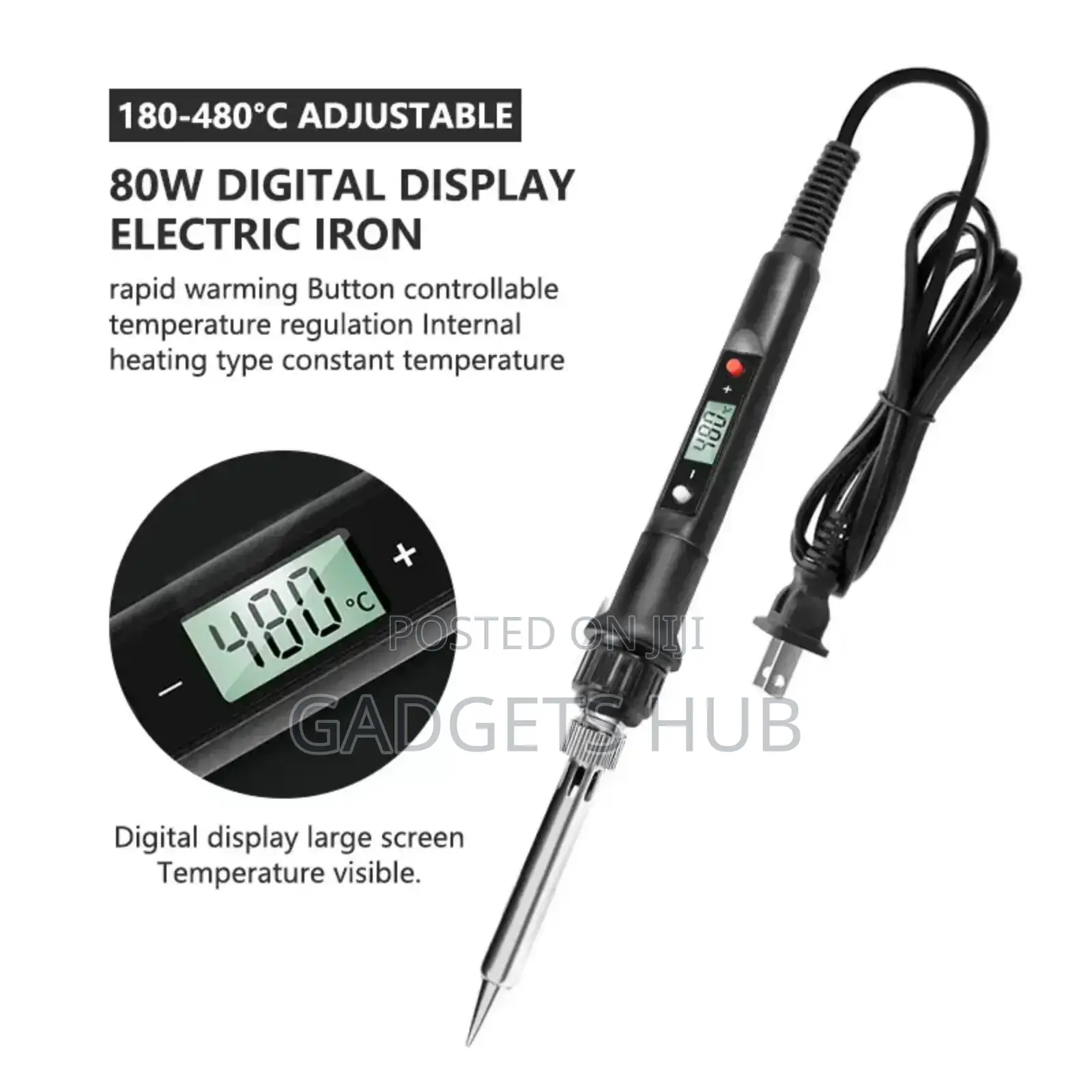 LCD Digital Display Temperature Adjustable Soldering Iron