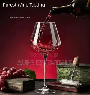 Super Cap - Crystal Clear Red Wine Glasses