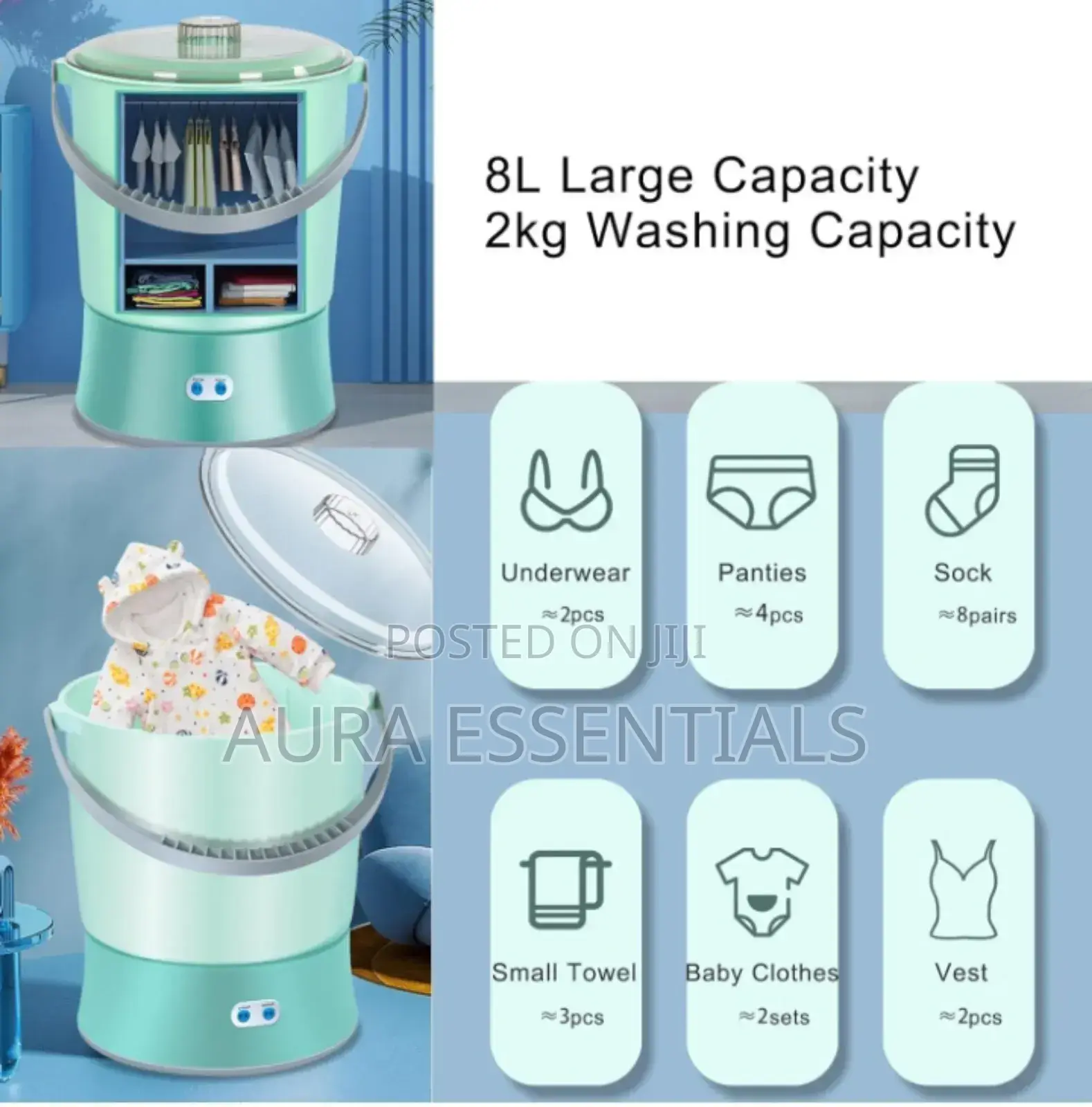 Replaceable Laundry Tub Small Washer Machine
