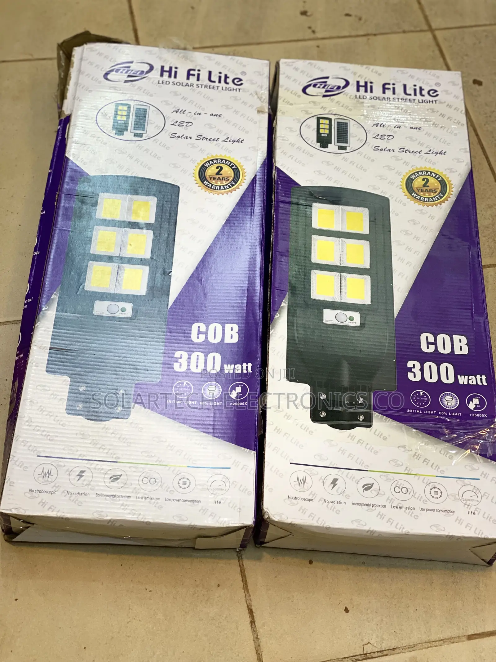 300W Hi Fi Lite Solar Street Lights Gh