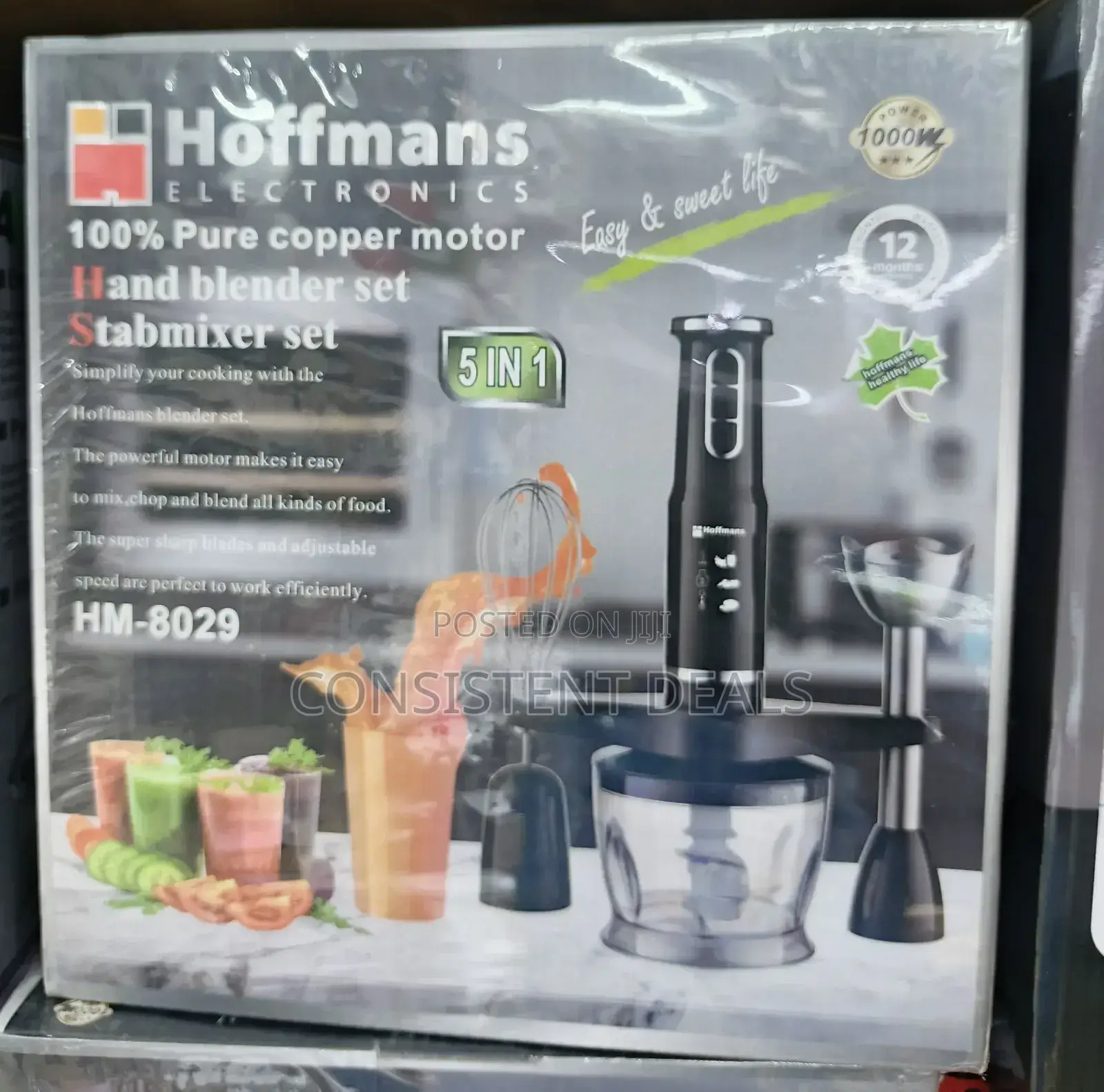 Hoffmans 5in1 Hand Blender Set