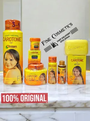 ORIGINAL CAROTONE Set of Lotion, Cream, Oil, Soap and Serum