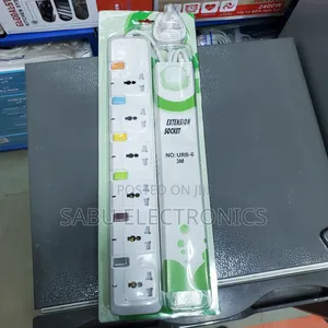 6 Outlets Extension Cable -Best Quality -3m Cable Extension