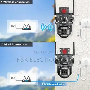  Three Screen Hd Outdoor Home Security Camera System Wirel