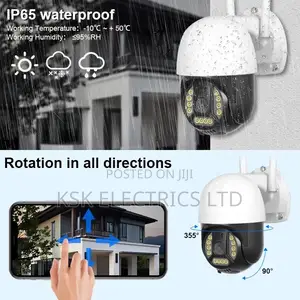 3MP V380 Pro Outdoor Camera IP66 4G Sim Card LTE Security Al