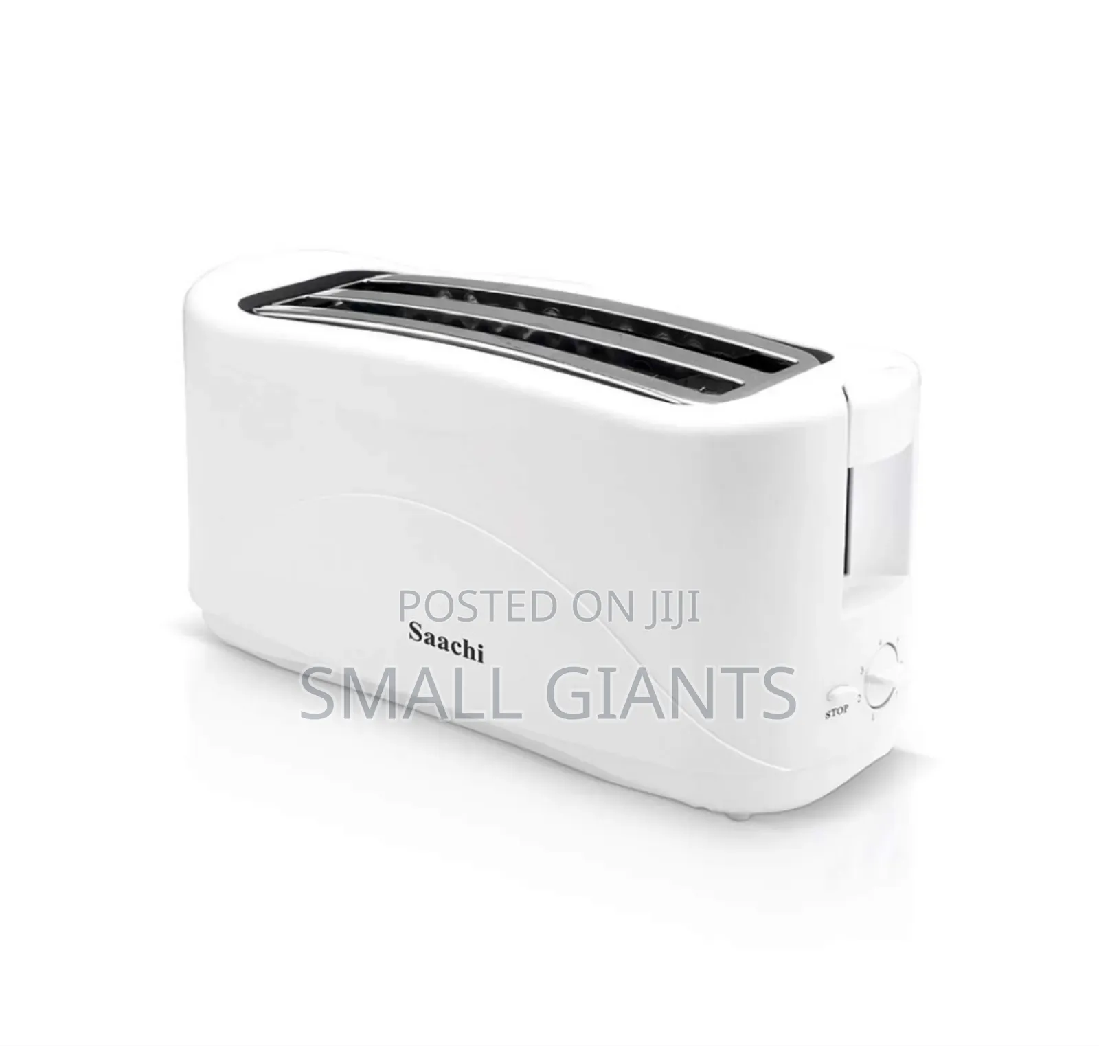 Saachi Electric 4 Slices Toaster With Automatic Pop-Up/White
