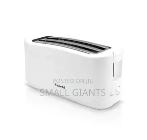 Saachi Electric 4 Slices Toaster With Automatic Pop-Up/White