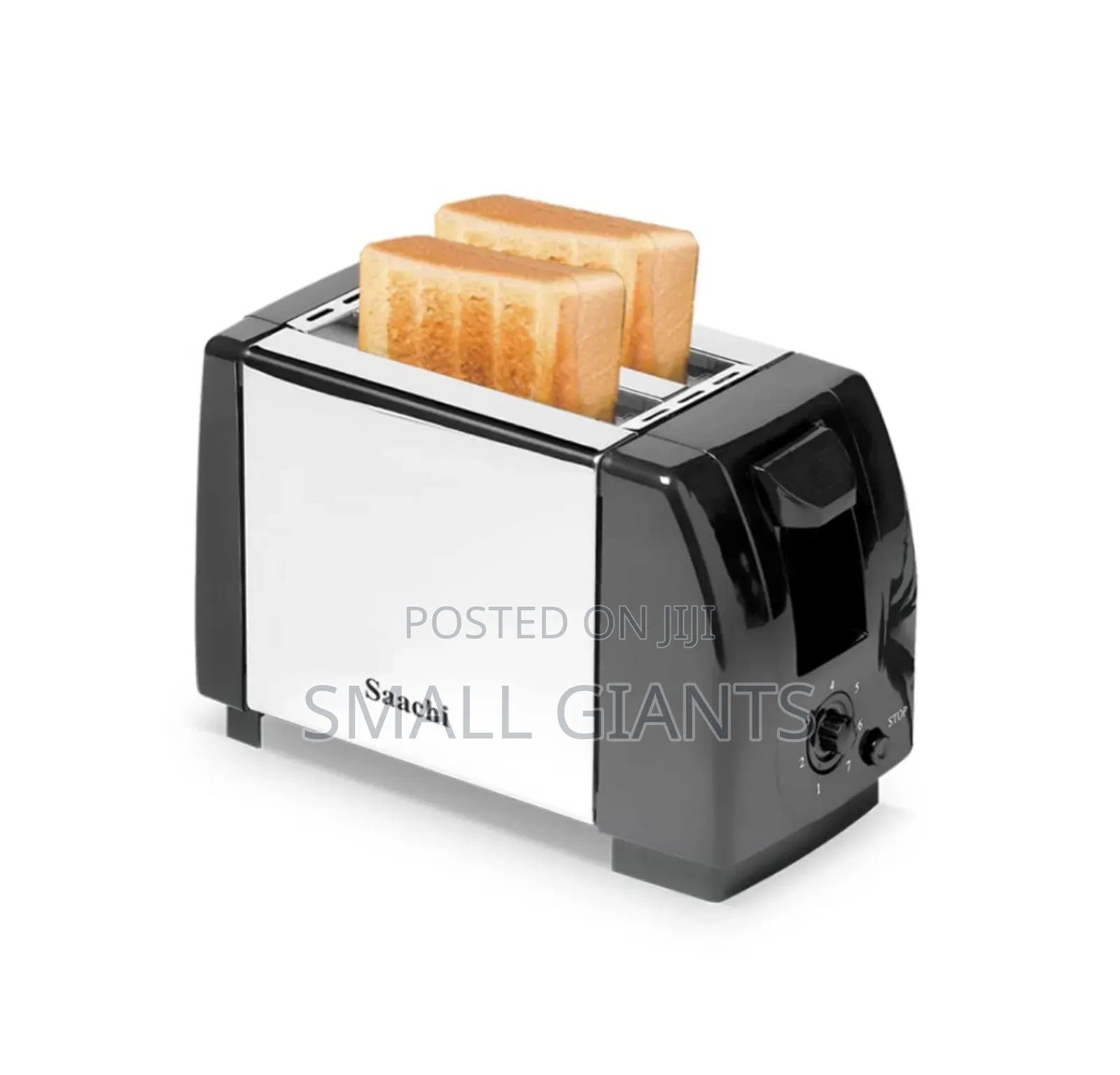 Saachi 2-Slice Toaster, Black, NL-TO-4567