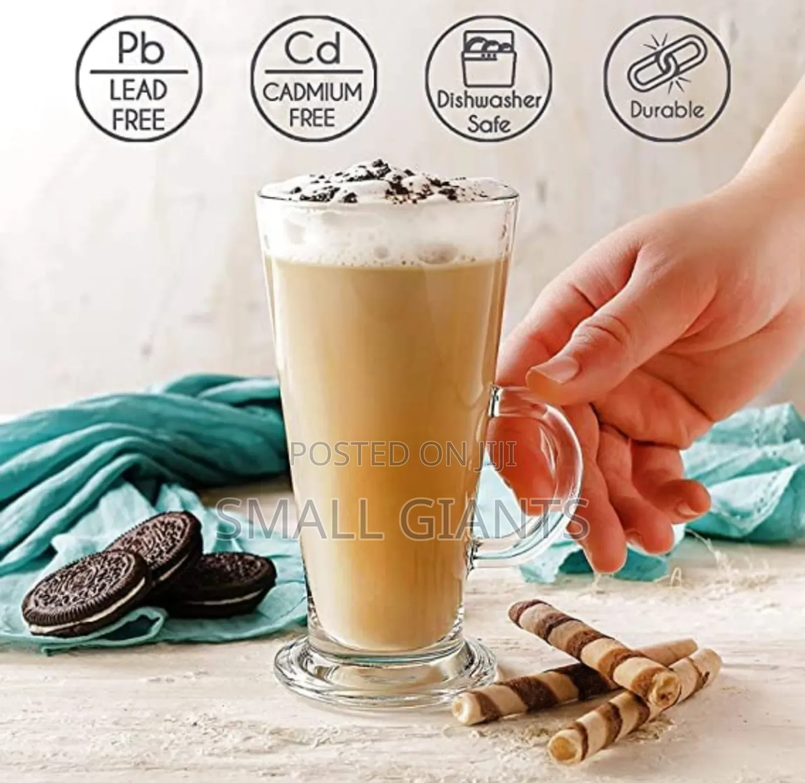 12pcs Latte Coffee Glasses/ Mugs
