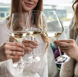 Diamond Stem Wine Glasses- 6 Pieces