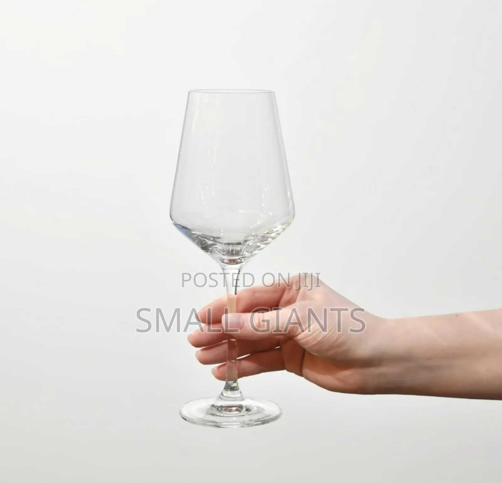 Diamond Stem Wine Glasses- 6 Pieces