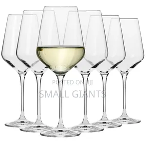 Diamond Stem Wine Glasses- 6 Pieces