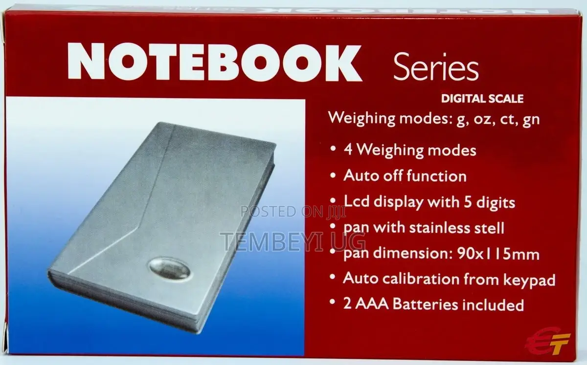 Notebook Series Digital Scale With 5 Digits LCD Display 500g