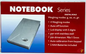 Notebook Series Digital Scale With 5 Digits LCD Display 500g