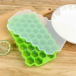 Flexible Honeycomb Silicone Ice Cube Tray