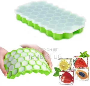 Flexible Honeycomb Silicone Ice Cube Tray
