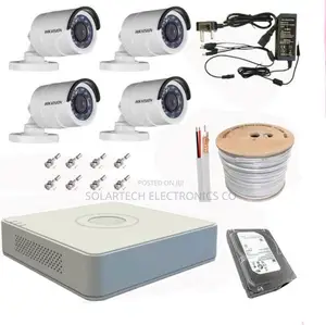 4 Channel CCTV Camera Kit/ Free Installation Around Kampala.