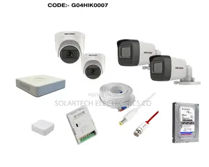 4 Channel CCTV Camera Kit/ Full Color Day and Night.