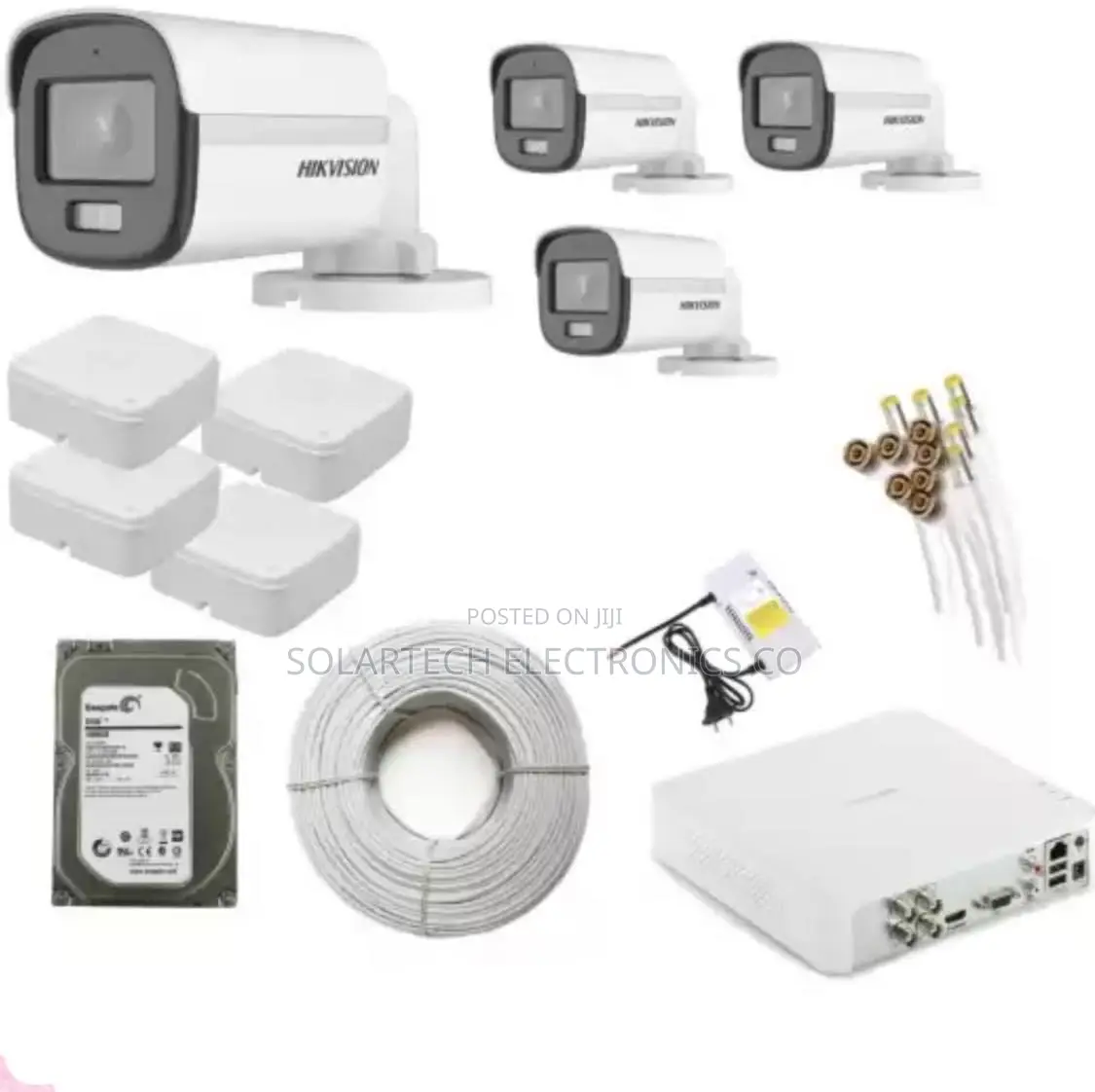 4 Channel CCTV Camera Kit/ Free Installation Gh.