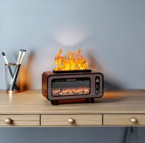 3D Simulated RGB Fire Flame Air Humidifier