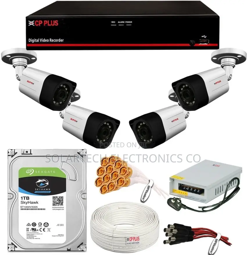 4 Channel CCTV Camera Kit/ Free Installation Around Wakaso.