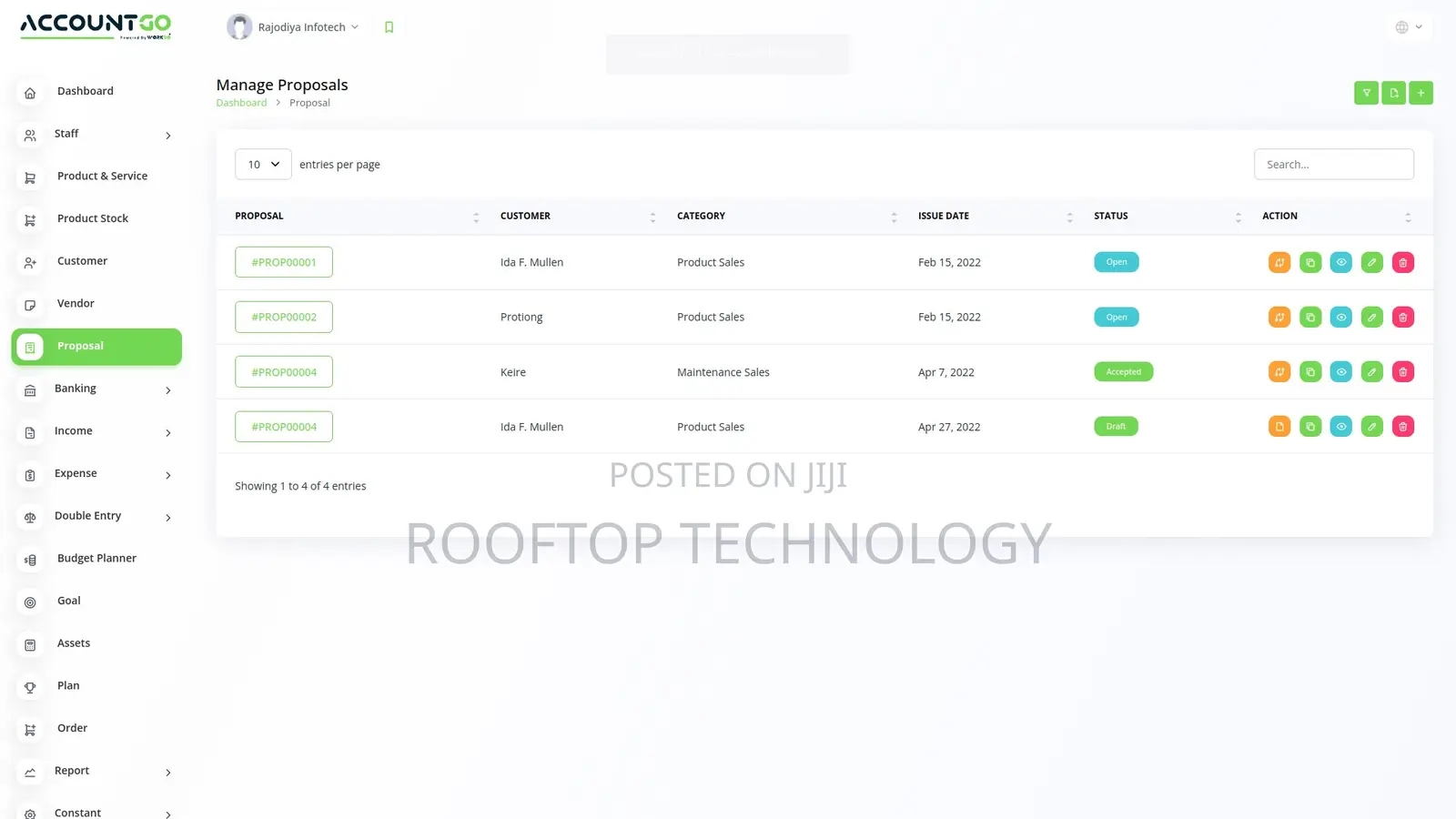 Accountgo Saas - Accounting and Billing Tool