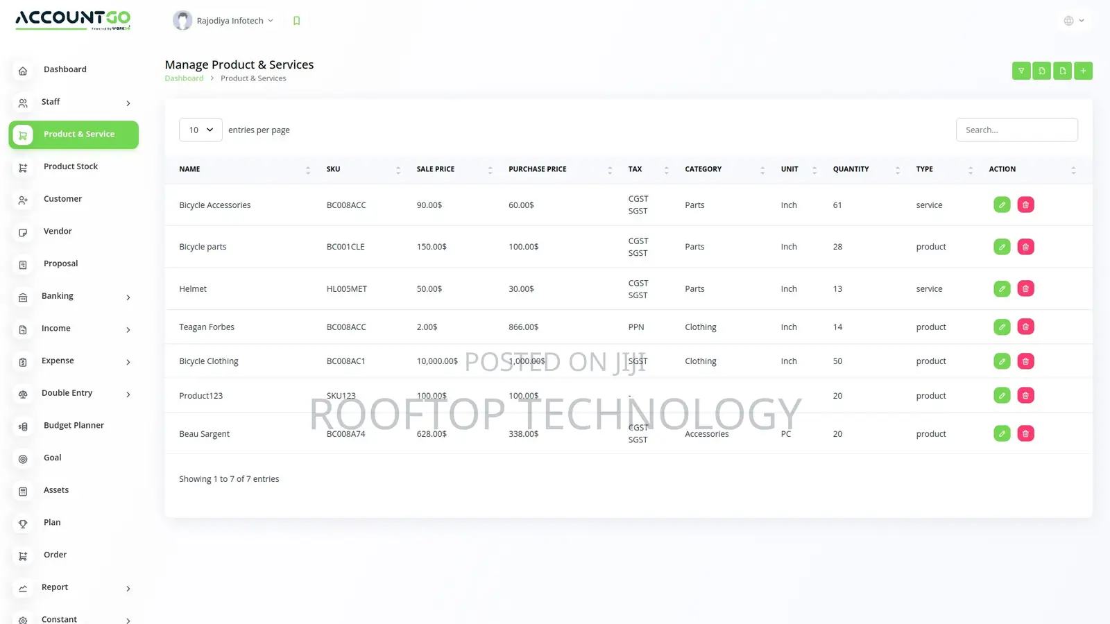 Accountgo Saas - Accounting and Billing Tool