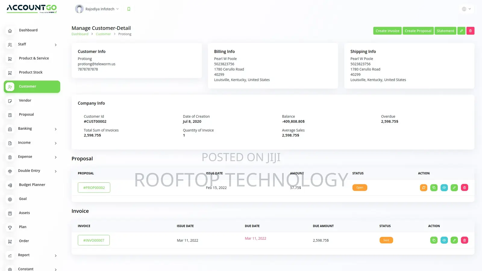 Accountgo Saas - Accounting and Billing Tool