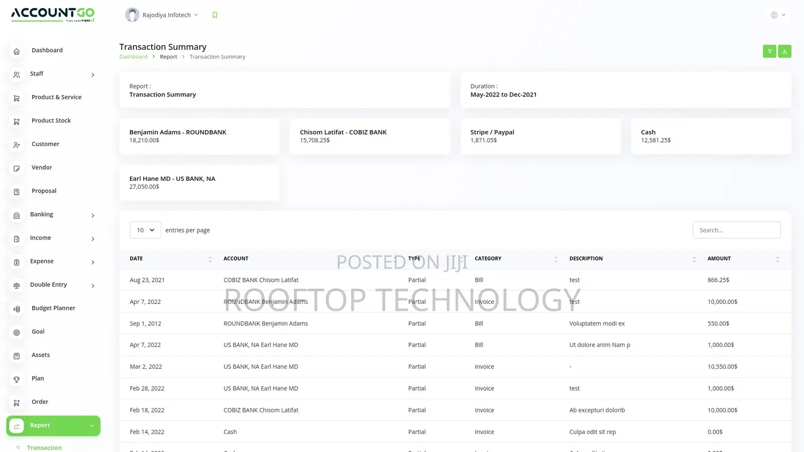 Accountgo Saas - Accounting and Billing Tool