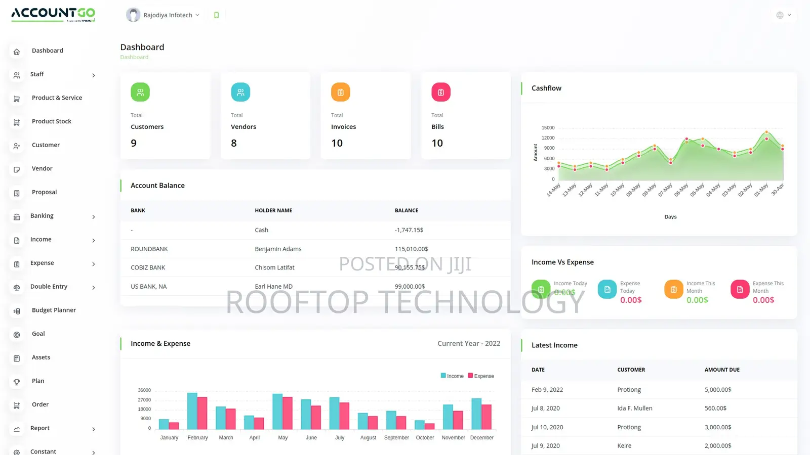 Accountgo Saas - Accounting and Billing Tool