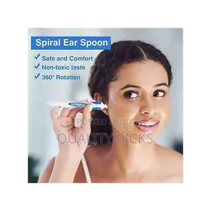 Ear Wax Remover Tool Kit Cleaner With Soft Silicone Spiral