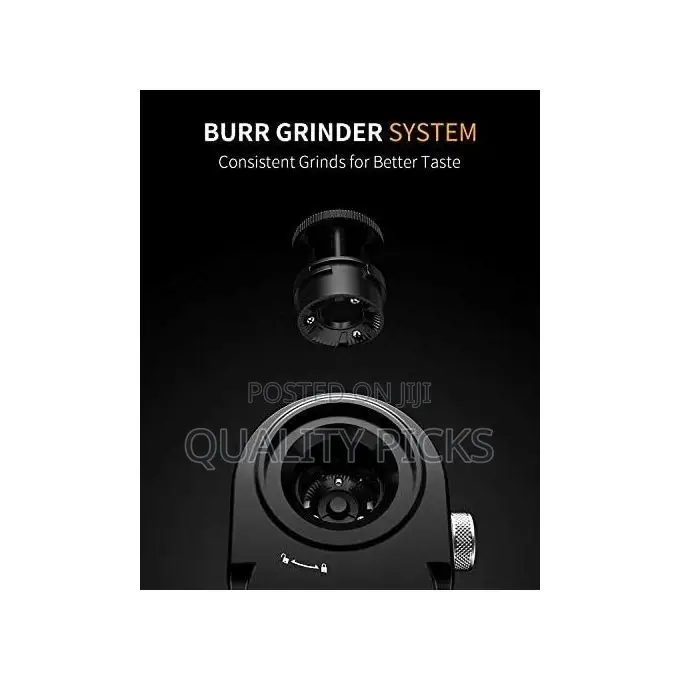 Electric Coffee Grinder 2.0, Adjustable Burr Mill