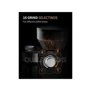 Electric Coffee Grinder 2.0, Adjustable Burr Mill
