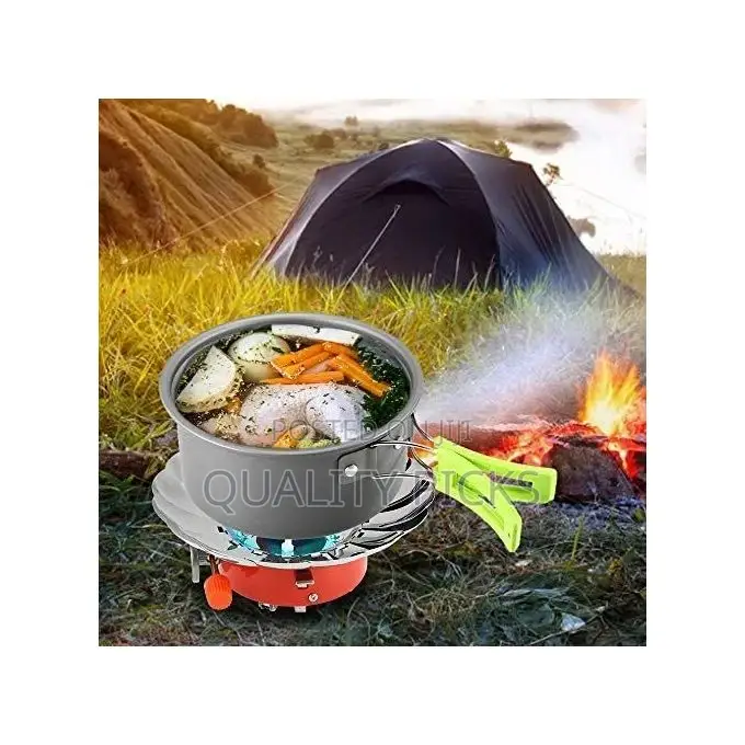 Portable Camping Gas Stove,Folding Windproof Ignition