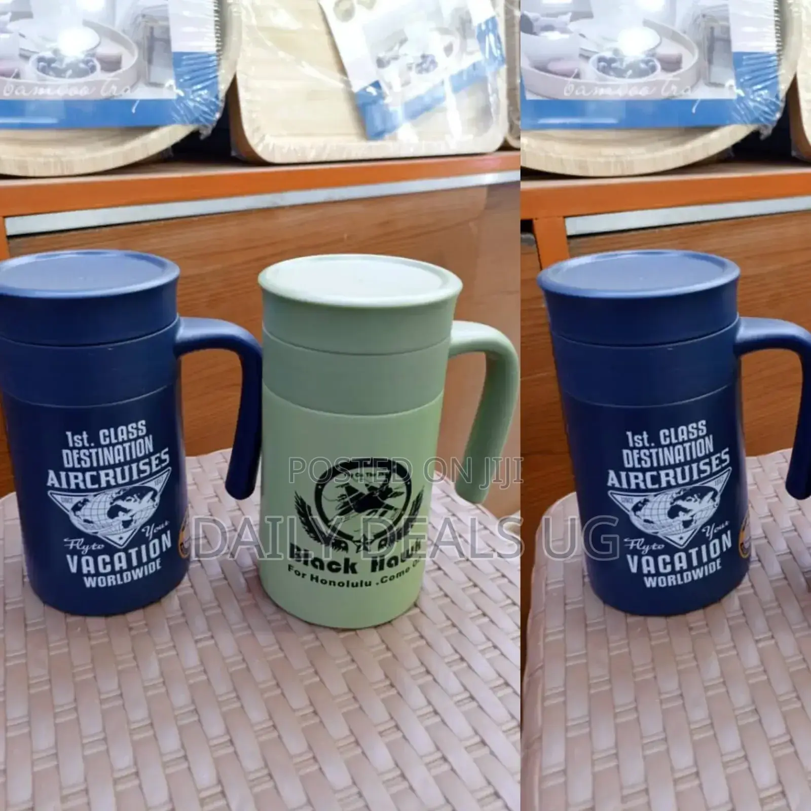 Portable Double Coffee Cup