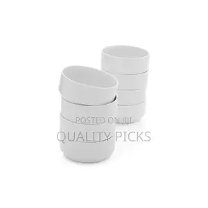 6 PCS of Sauce Food, Soup Cereal Serving Bowls - White